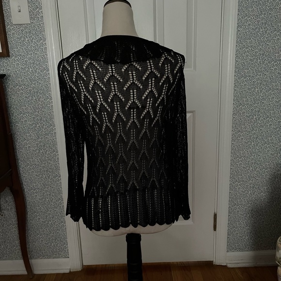 Black Lightweight Summer Sweater - Picture 2 of 10